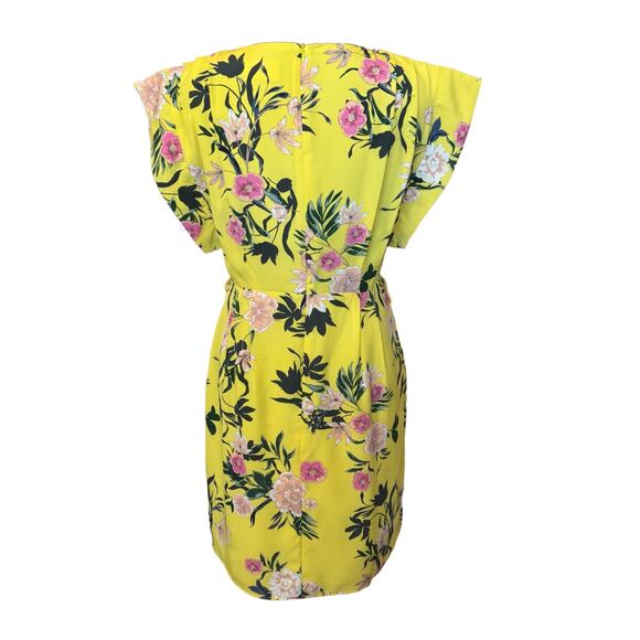 New ~ ELIZA J ~ Spring Floral Cap Sleeve A-Line Dress Size 4 - Picture 5 of 9